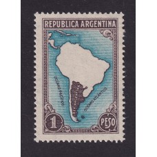 ARGENTINA 1935 GJ 761U ESTAMPILLA NUEVA CON GOMA PAPEL AUSTRIACO U$ 35